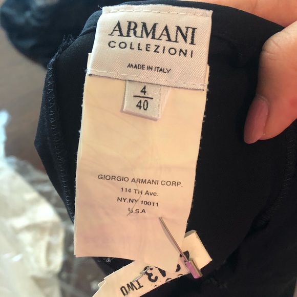 Vintage Armani pleated black skirt - Picture 9 of 9